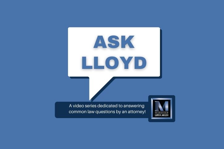 Ask Lloyd! Our New Video Series…