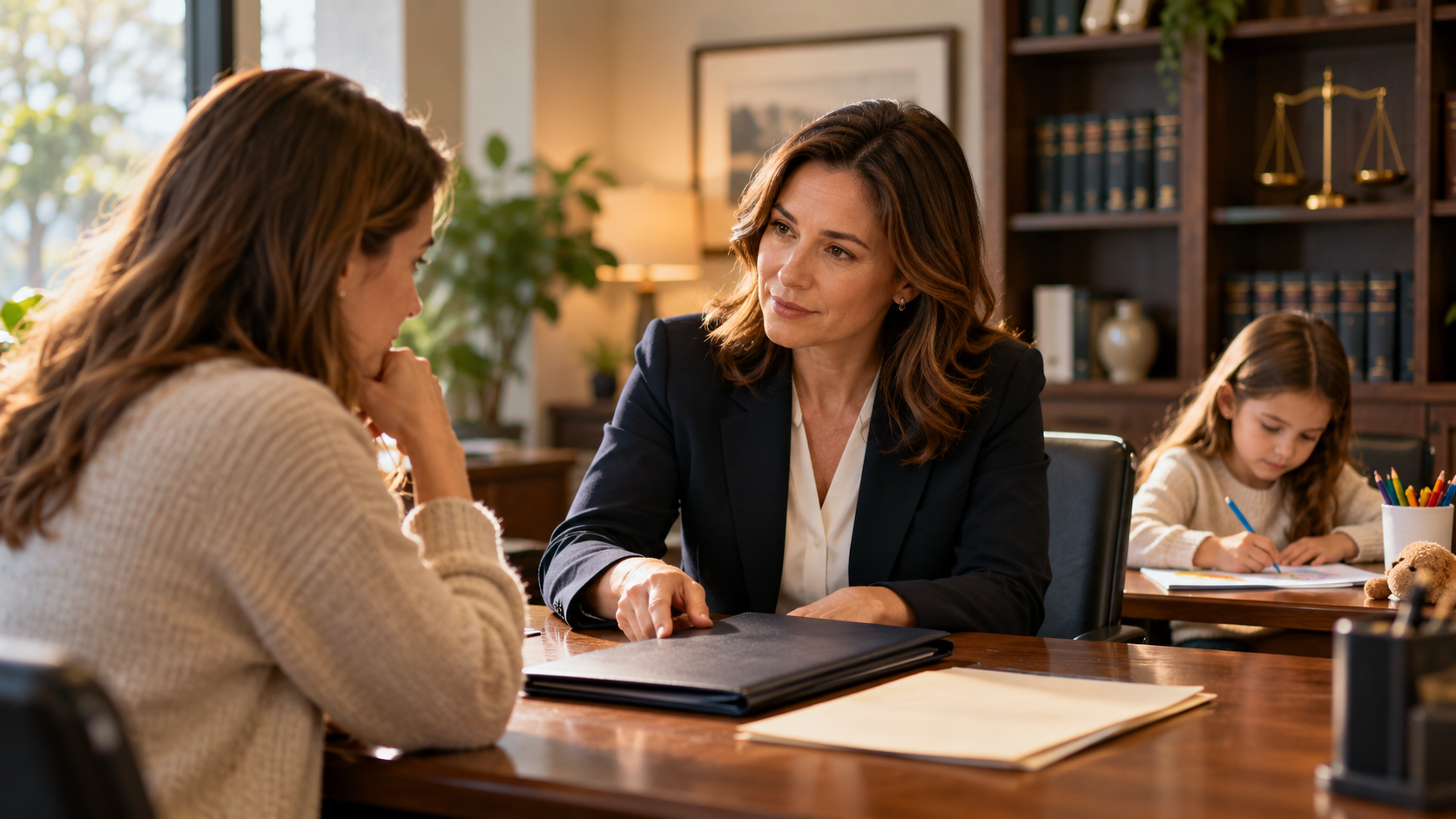 Warm Professional Consultation Scene
